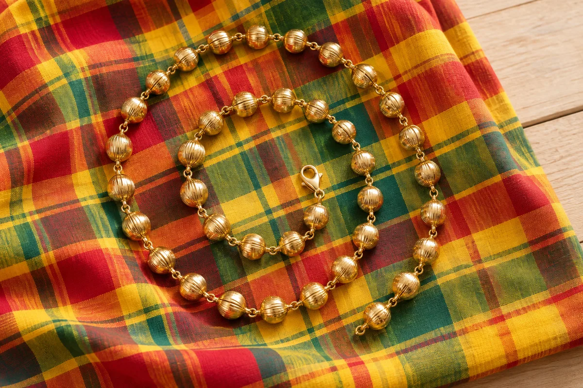 Bijoux artisanaux de Martinique : lire un collier créole