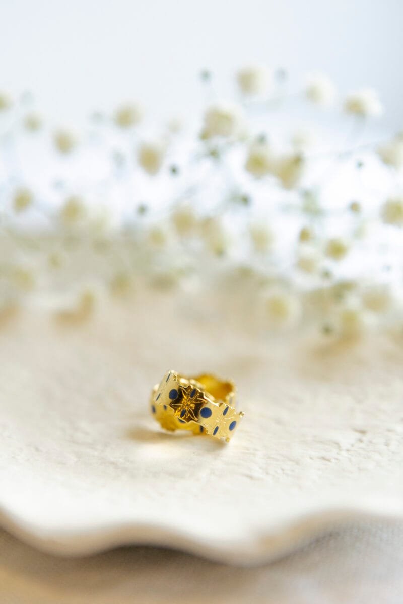 Bijoux de marque française au Havre, création artisanale, BAGUE BLOOM