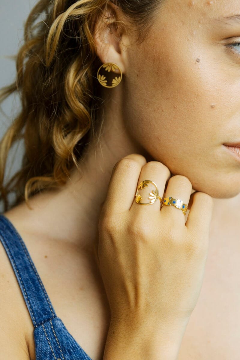 Bijoux de marque française au Havre, création artisanale, BAGUE BLOOM