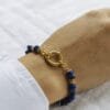 Bijoux de marque française au Havre, création artisanale, BRACELET TIAMO BLEU