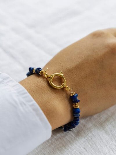 Bijoux de marque française au Havre, création artisanale, BRACELET TIAMO BLEU